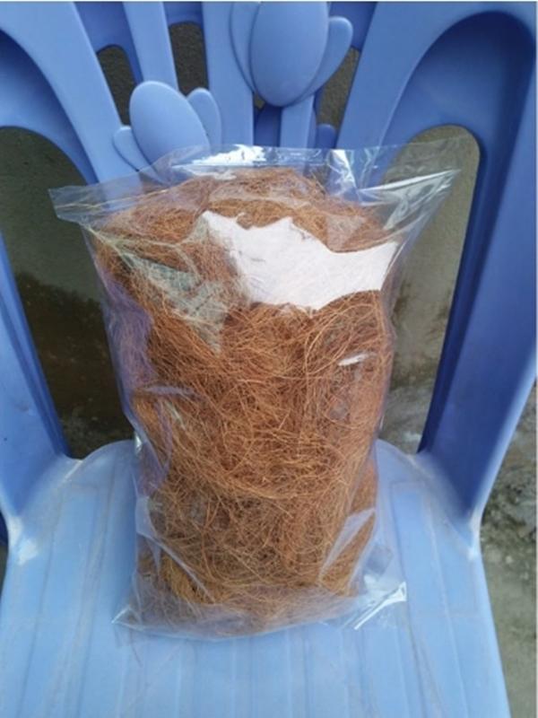200g xơ dừa trồng lan dạng sợi đã qua xử lý