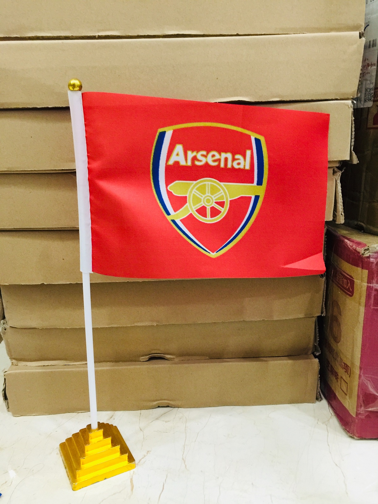 Cờ để bàn clb bóng đá Arsenal, real madrid, chelsea, liverpool, barcelona, manchester united - LiDO Sports