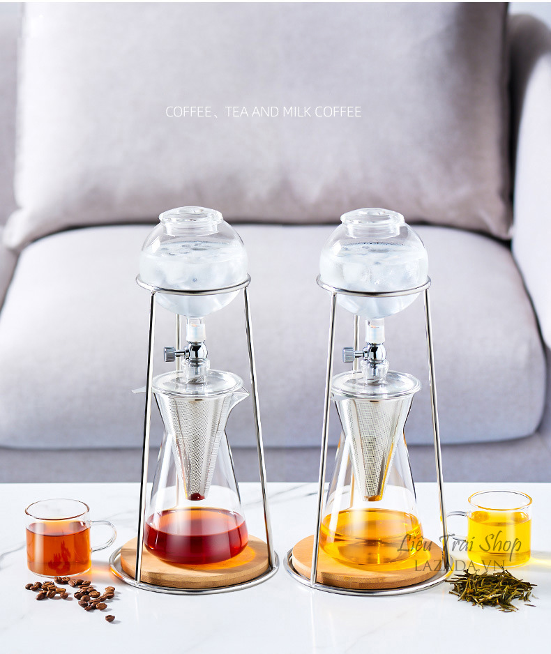 Bộ pha cà phê lạnh cold drip colbrew pha cafe đá iced coffee pot