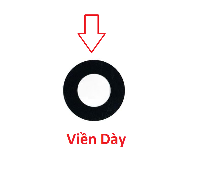 Kính camera IPhone 12 pro Max - Viền dày ( 1 cái )