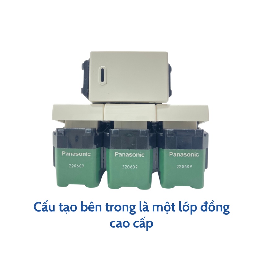 Hạt Công Tắc 1 Chiều, 2 Chiều Panasonic 16A - WIDE/FULL (WEV5001SW/WEV5002SW/WNV5001/WNV5002)