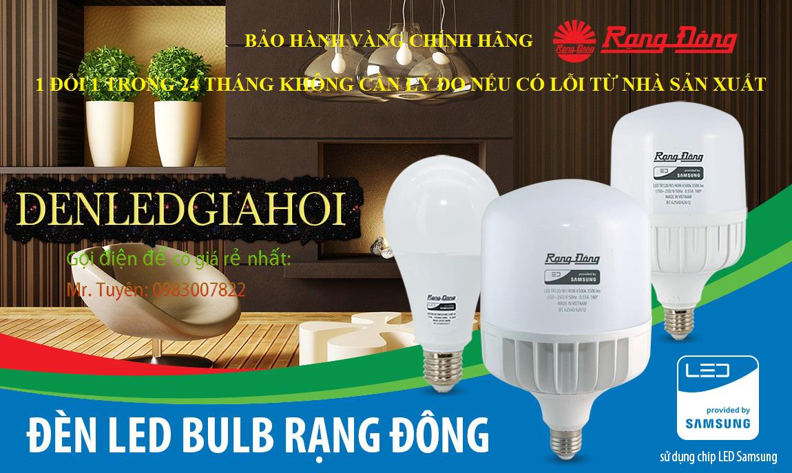 Đèn led bulb trụ 80W siêu sáng Rạng Đông