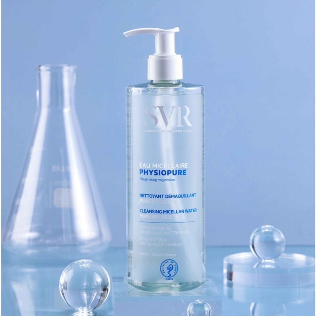 Nước tẩy trang dịu nhẹ dành cho mặt, mắt và môi SVR Physiopure Eau Micellaire 75ml - 200ml - 400ml
