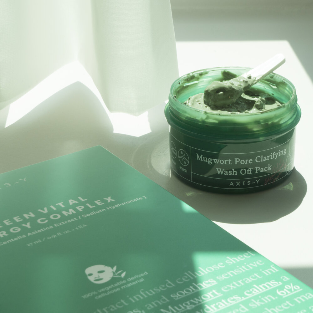 Mặt Nạ Rửa AXIS-Y Mugwort Pore Clarifying Wash Off Pack