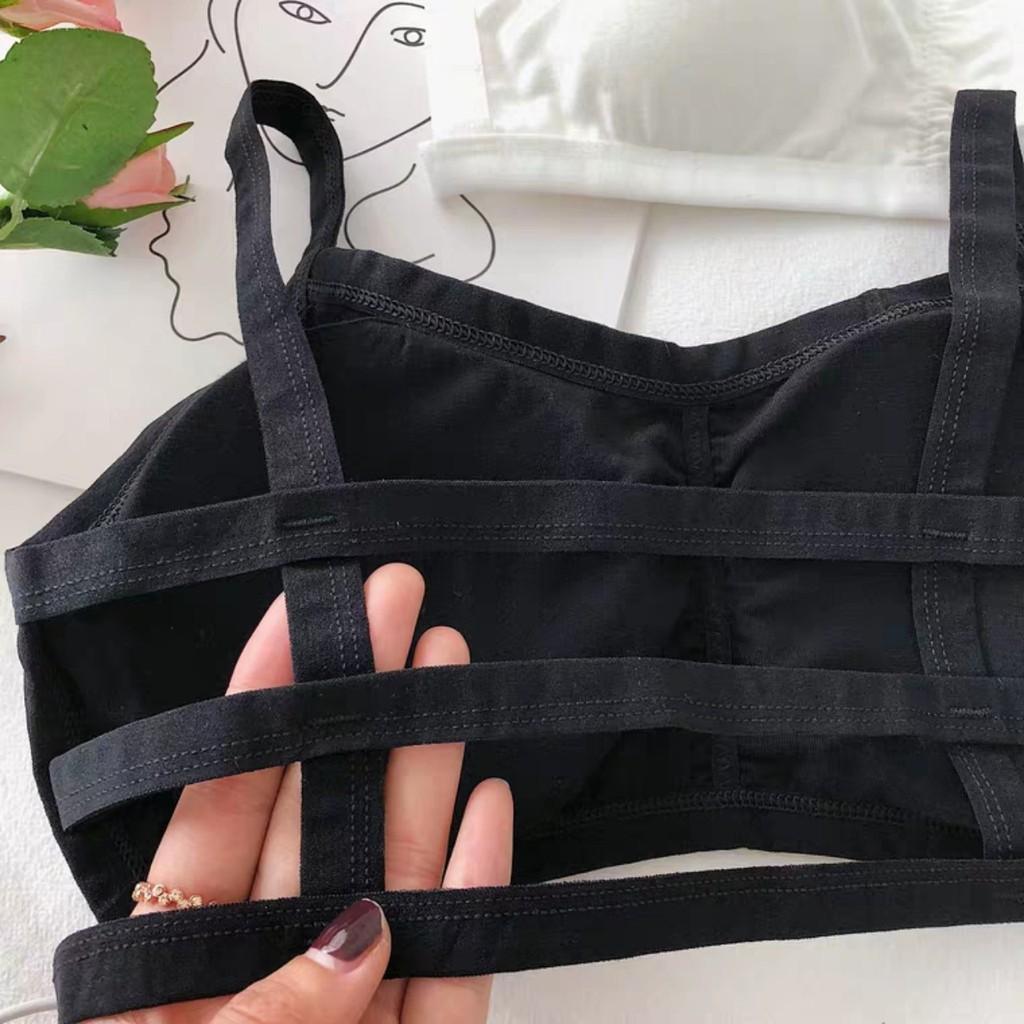[KHÔNG HÀI LÒNG HOÀN LẠI TIỀN]Áo Lá Học Sinh 2 dây 3 Dây 4 dây Hàn Quốc có Đệm Mút, Vải Cotton Co Giãn 4 Chiều, Thấm Hút Mồ Hôi Cực Tốt [ Hỗ trợ 15000 phí ship cho đơn từ 49000] Click vào chi tiêu tối thiểu để sưu tầm