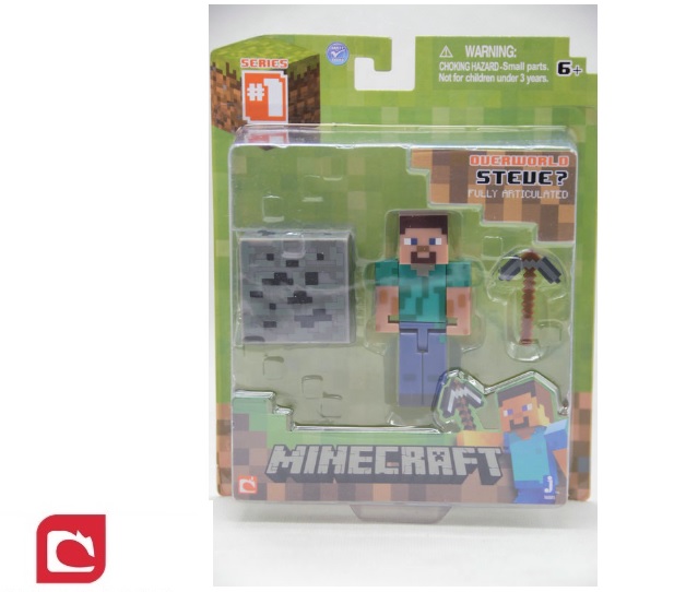 [ Chính hãng] Mô hình nhân vật Steve đào than Minecraft đồ chơi
