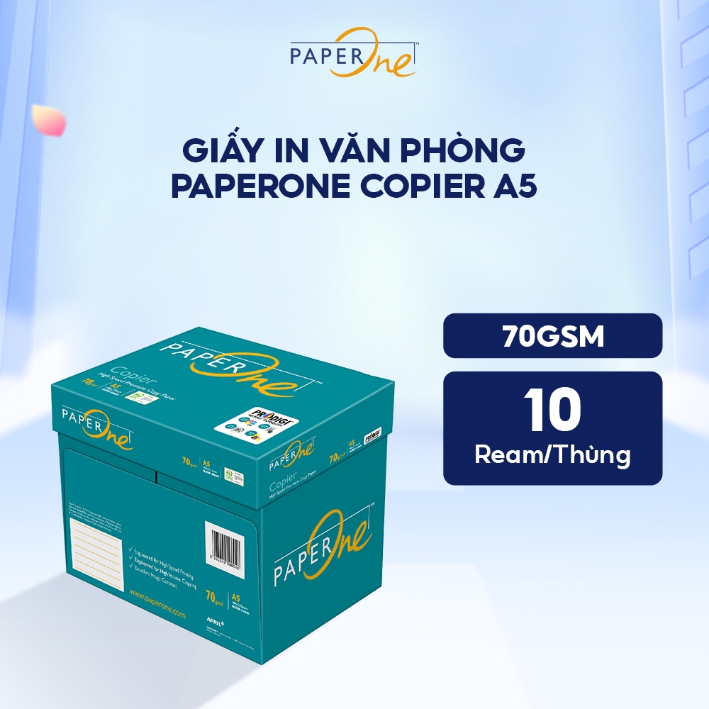 Thùng Giấy in Paper one 70gsm/80gsm Khổ A5/A4