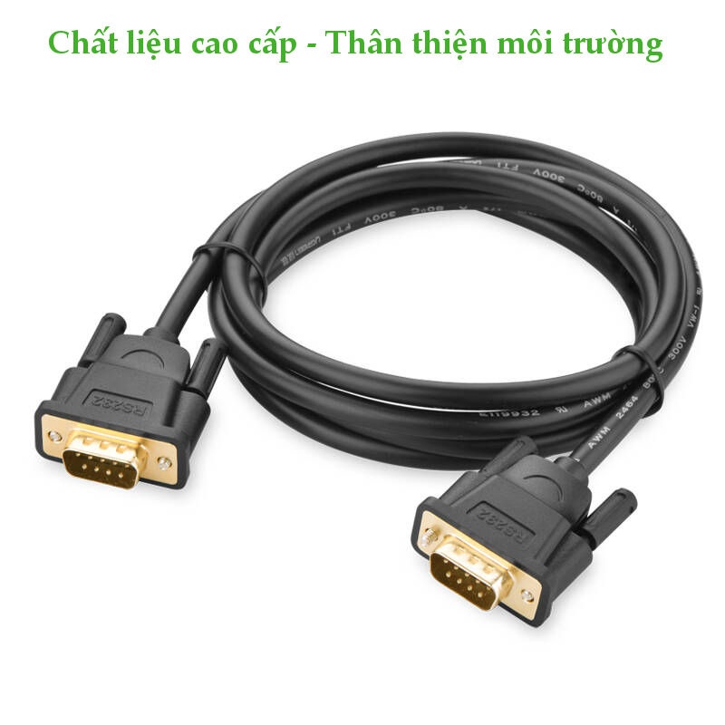 Dây cáp COM RS-232 đực sang đực dài 2-5M UGREEN DB101 - Hãng phân phối chính thức