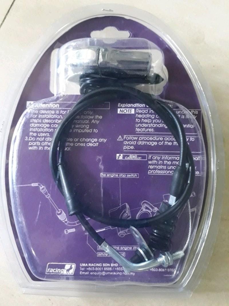 Cùm ga tăng tốc UMA racing có nút đề máy Vindecal BD