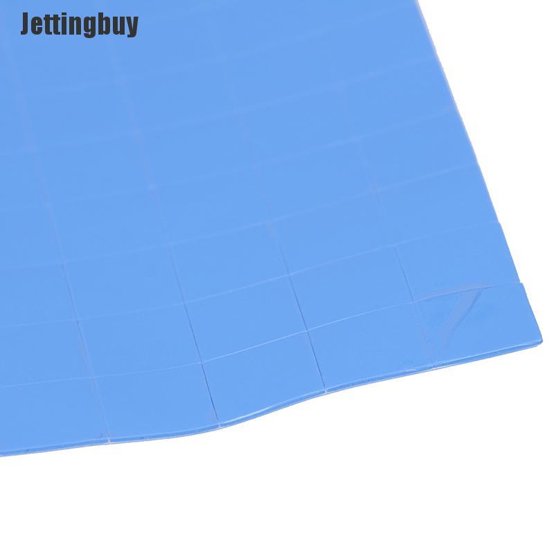 Jettingbuy 100Pcs 10*10*0.5mm Thermal Pad GPU CPU Heatsink Cooling Conductive Silicone Pad