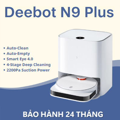 Robot Hút Bụi Lau Nhà Thông Minh Ecovacs Deebot N9 Plus