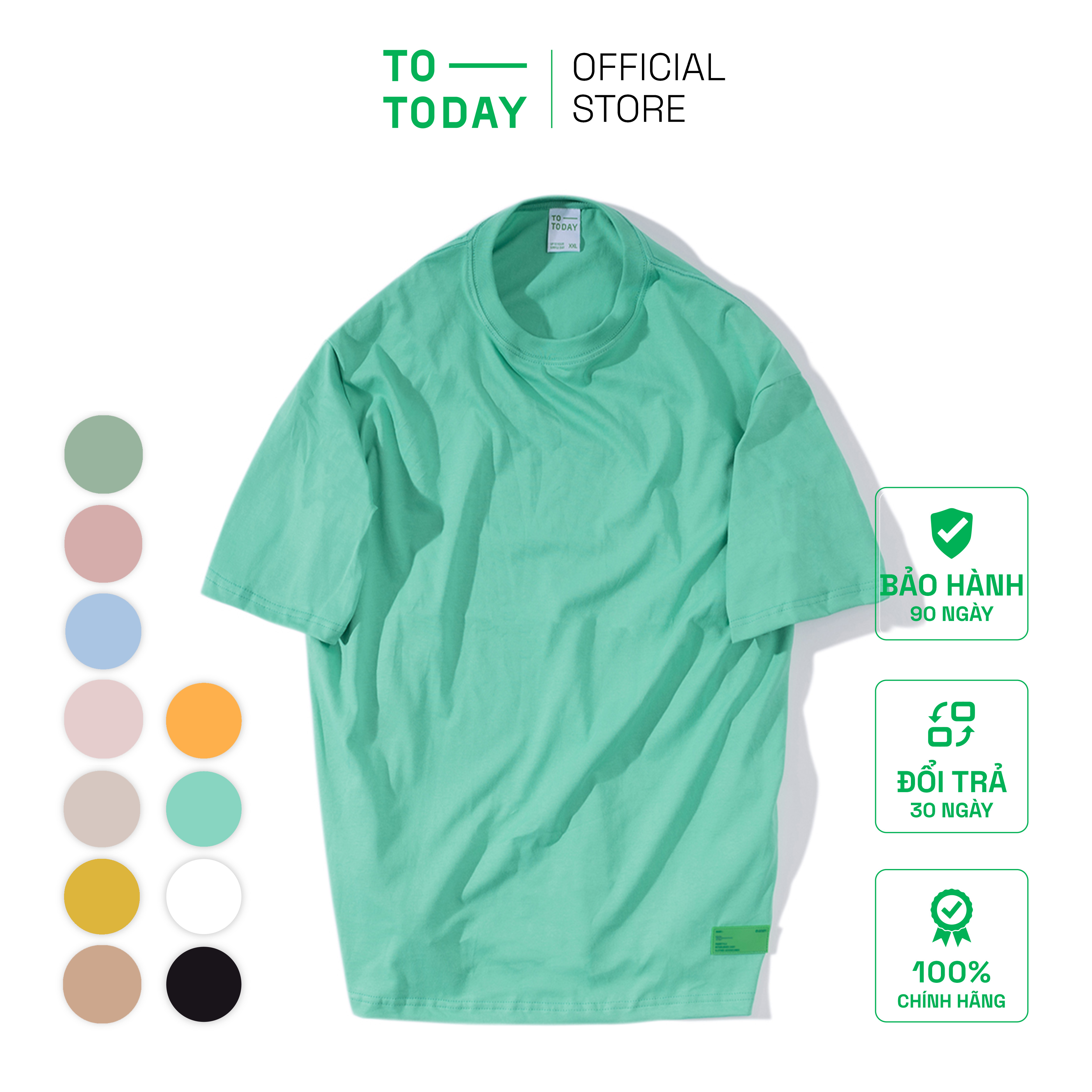 Áo Thun Unisex TOTODAY Simple Tee ATN06202