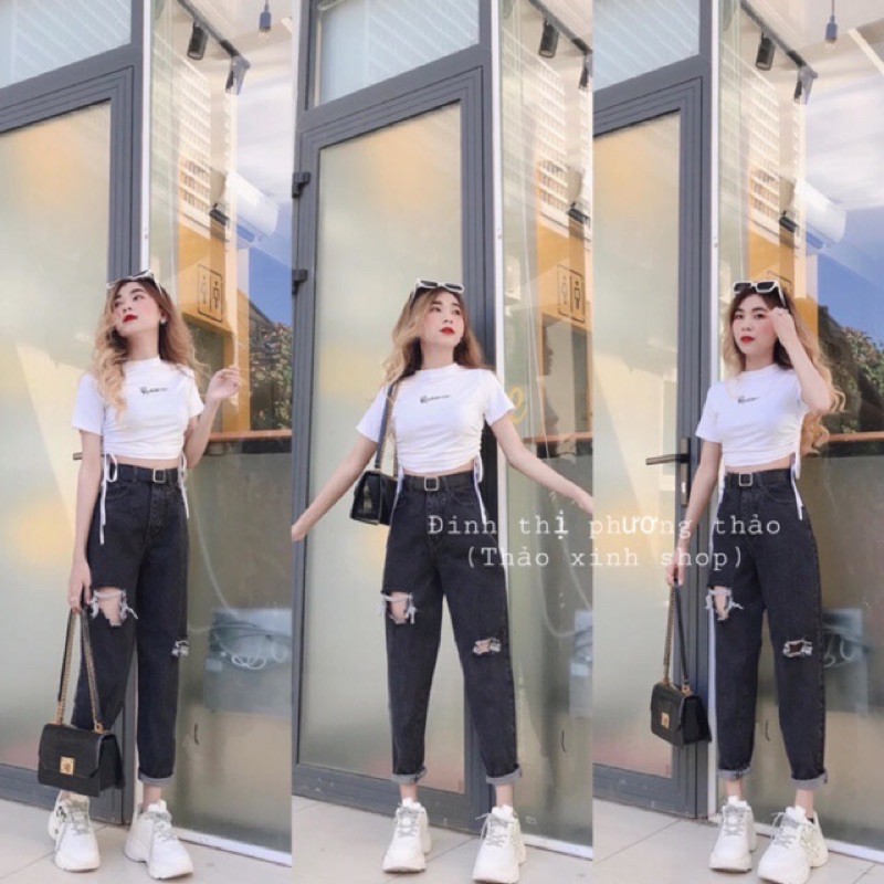 ♻️BAGGY JEANS RÁCH Ô PT
