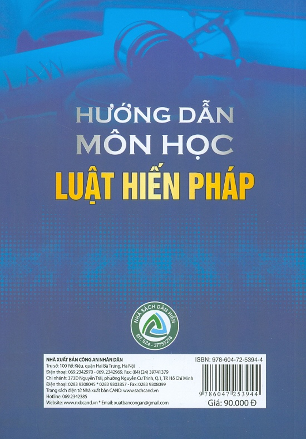 Hướng Dẫn Môn Học Luật Hiến Pháp (Sách Tham Khảo)