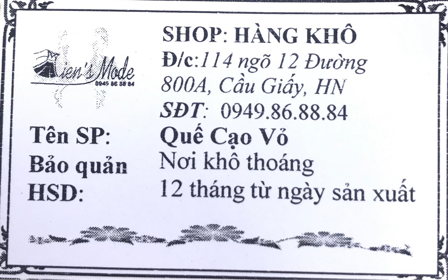 1kg Quế sạch cạo vỏ