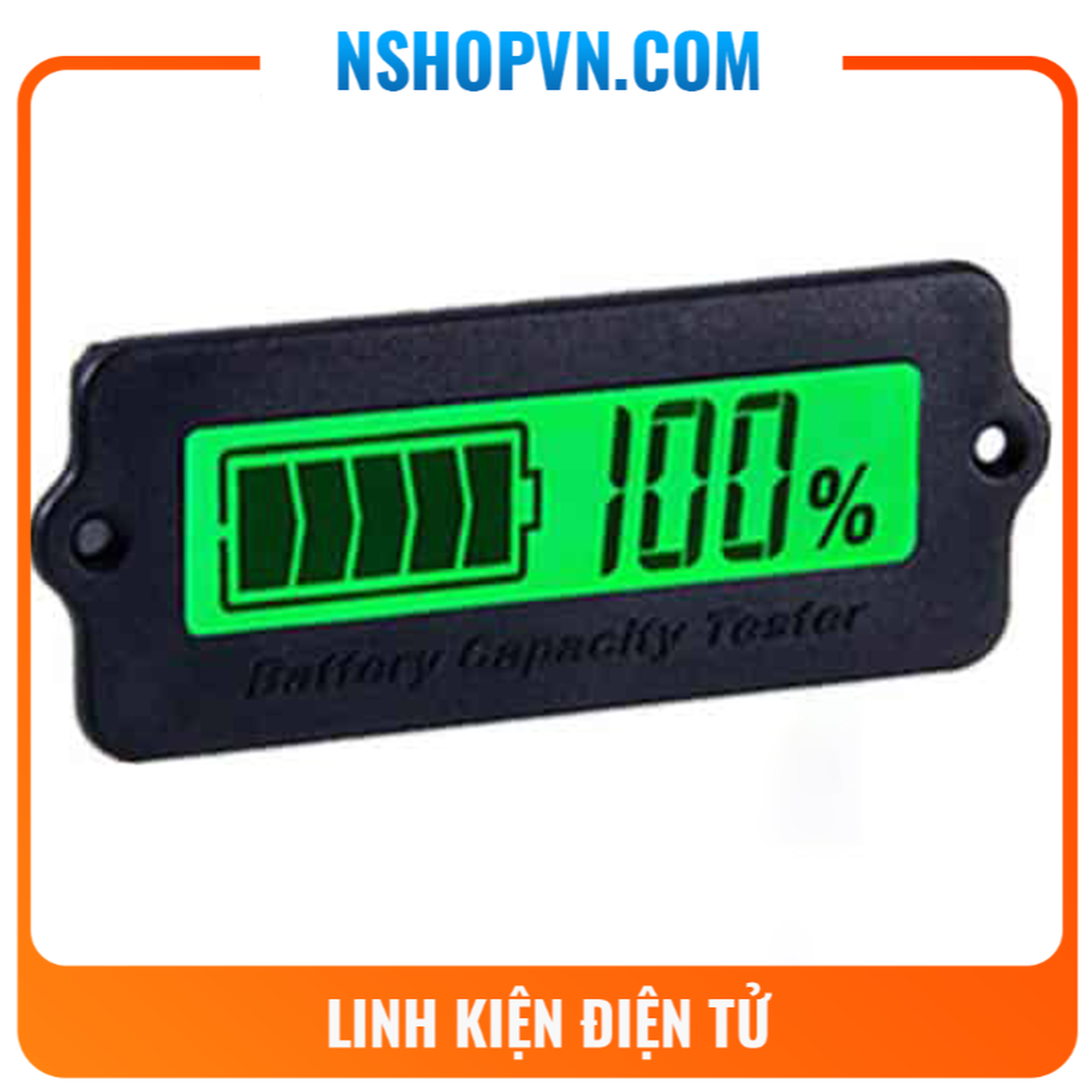 Mạch hiển thị mức năng lượng pin đa năng Xanh lá - Xanh Dương