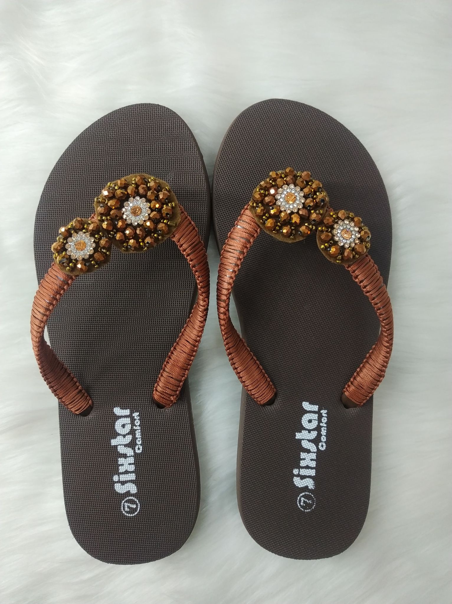 [HCM]DÉP KẸP ĐÍNH HOA PHA LÊ