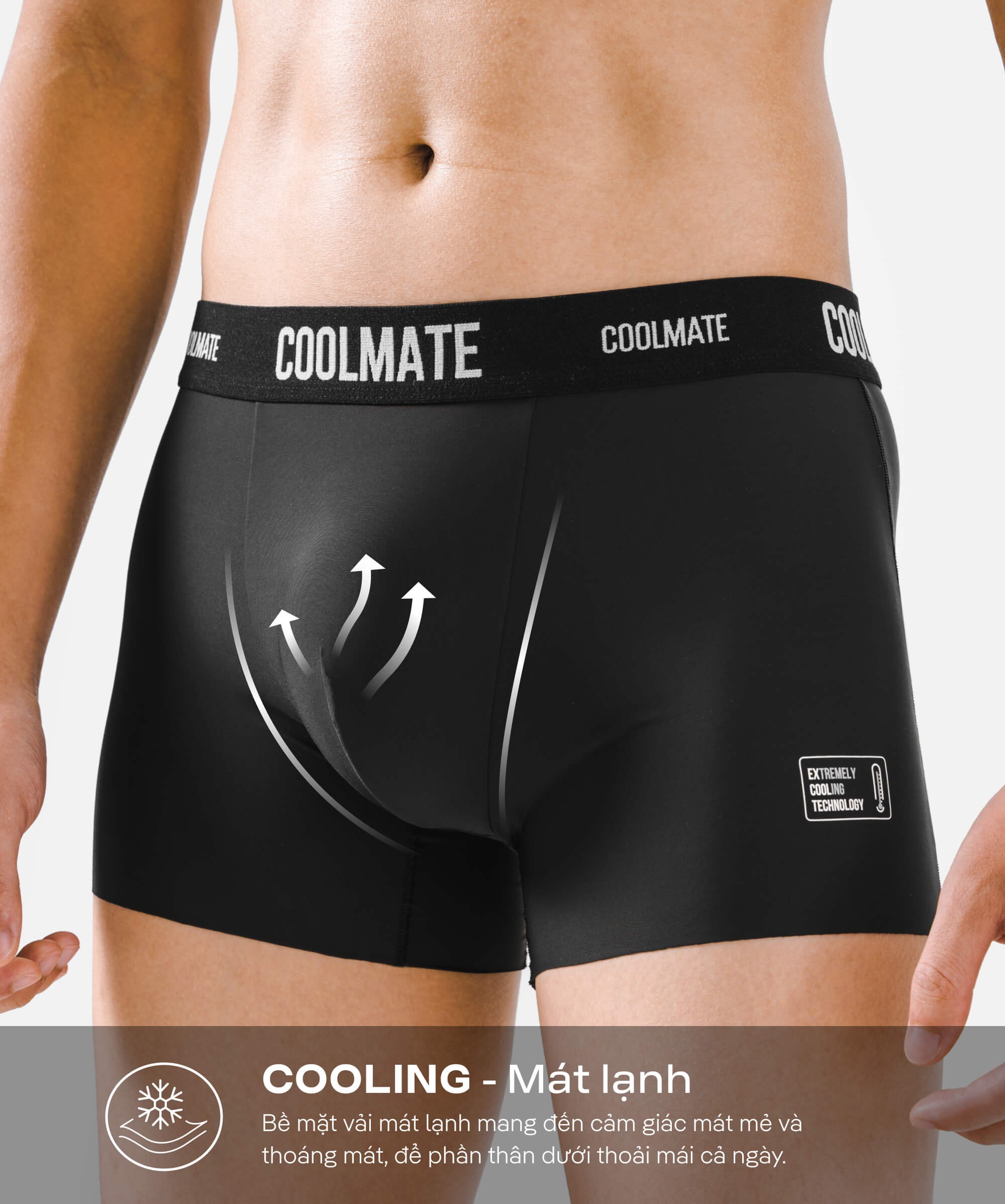 Combo 2 quần lót nam Trunk Excool Clean Cut - Coolmate [KHÔNG ĐỔI TRẢ]