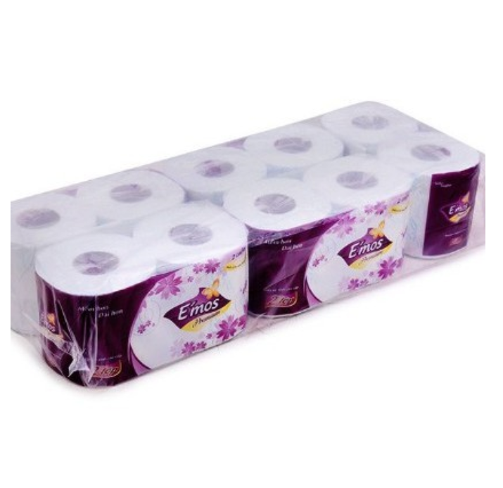 Bịch Giấy Vệ Sinh Émos 10 Cuộn