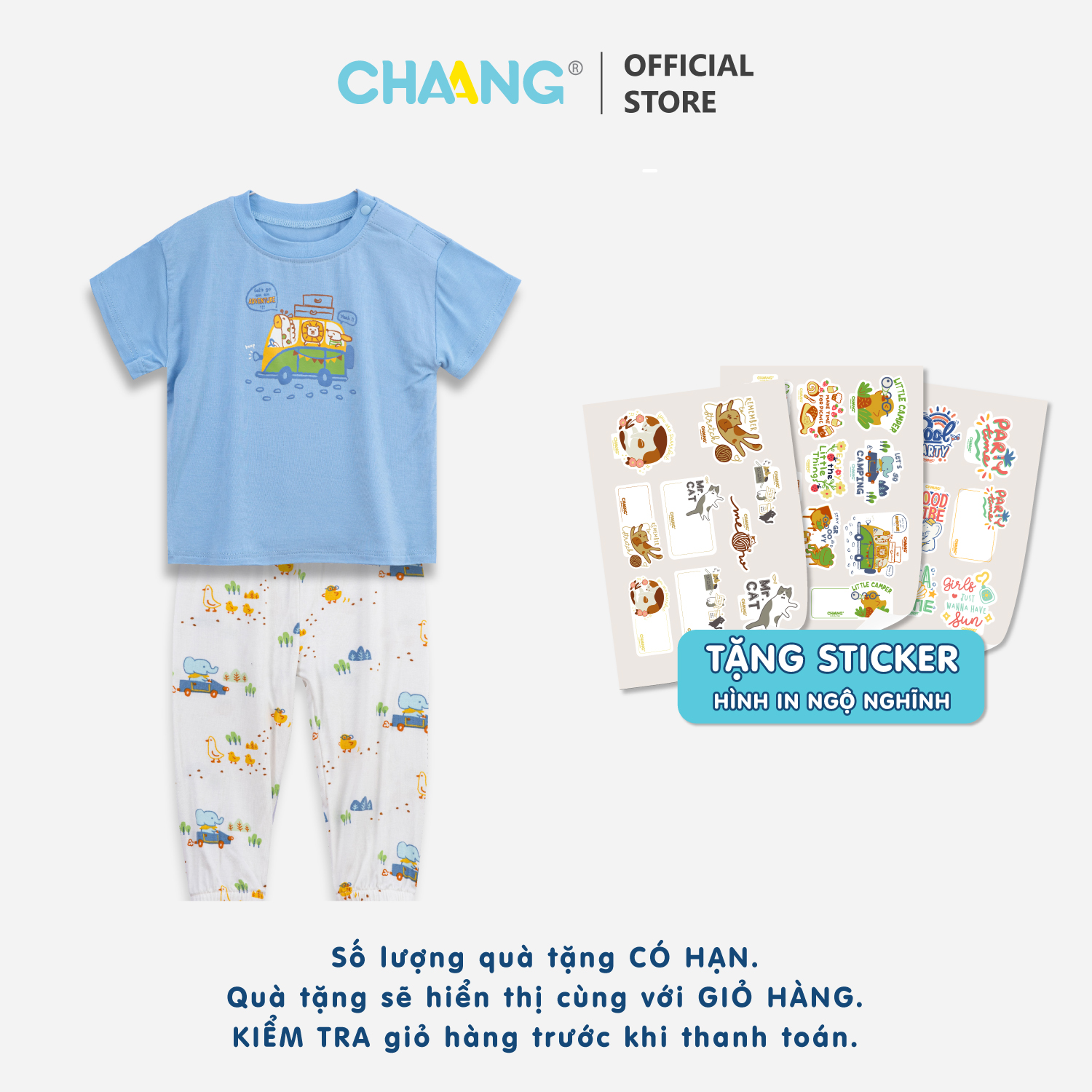 [CHAANG] Bộ áo cộc quần dài Spring Chaang