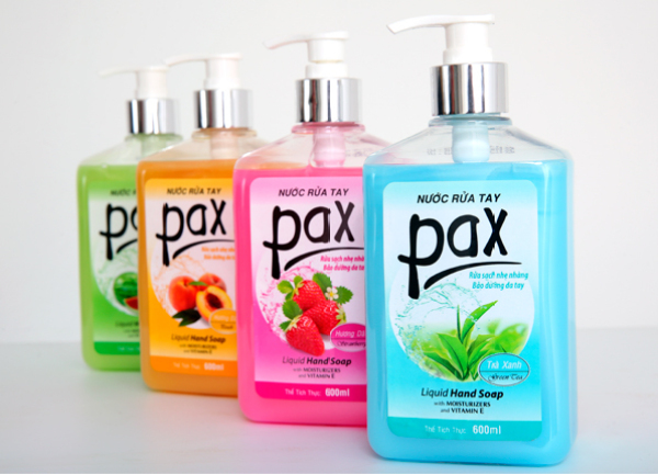 Nước rửa tay PAX (600ml) - Diệt khuẩn , khử mùi , giữ ẩm an toàn với mọi loại da mọi lứa tuổi nhập khẩu