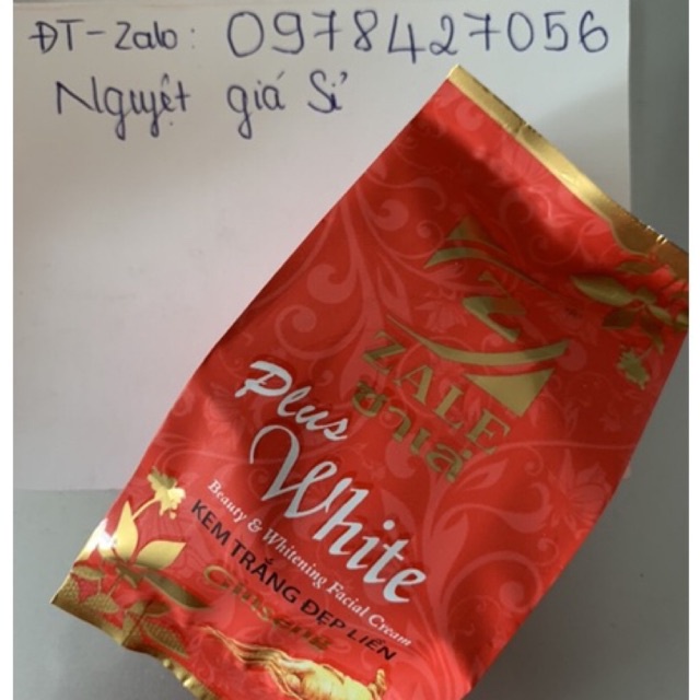 Lẻ kem zzale đỏ nhân sâm thái lan