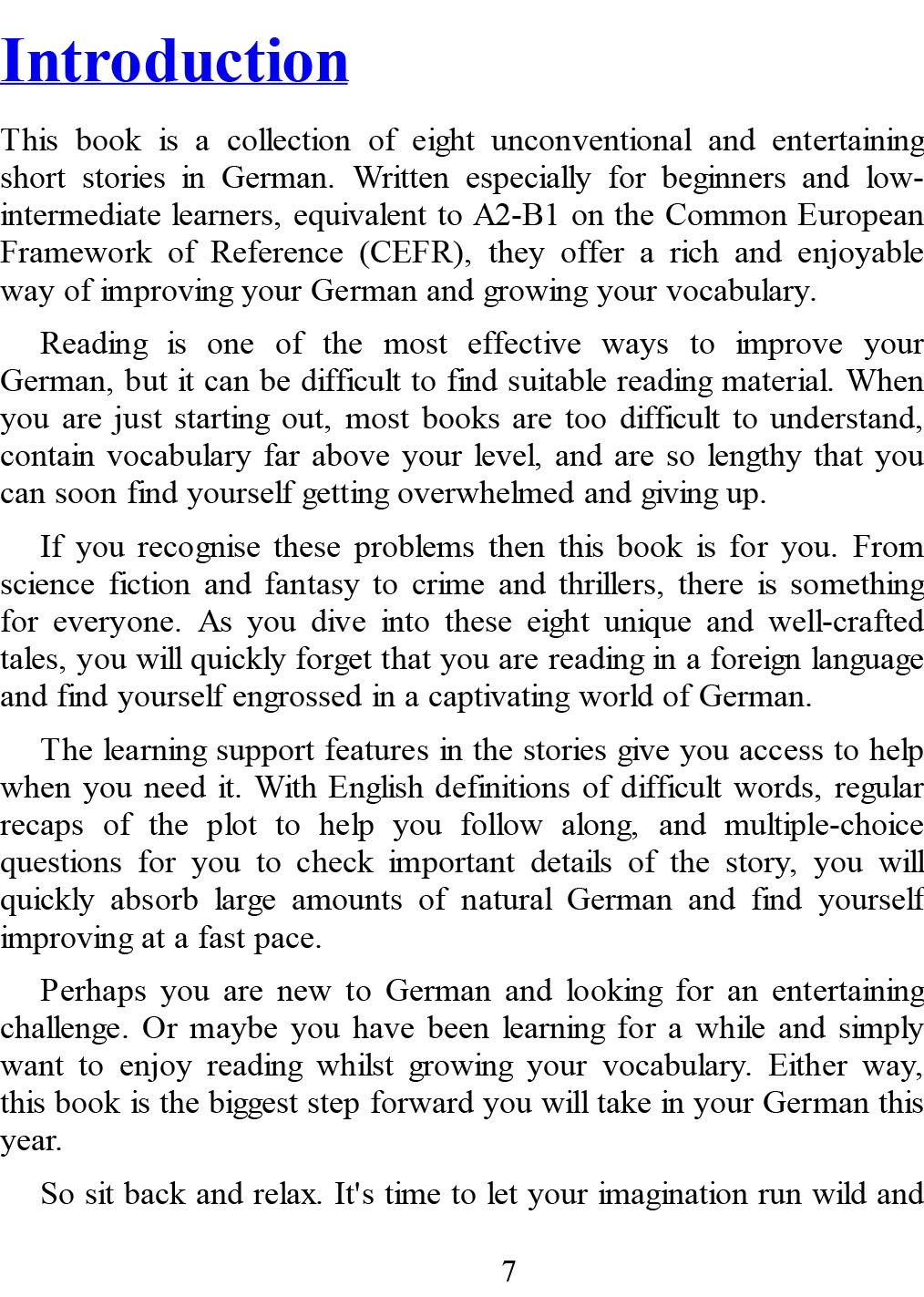 Sách Tiếng Anh GERMAN SHORTSTORIES FOR BEGINNER (Sách đen trắng)