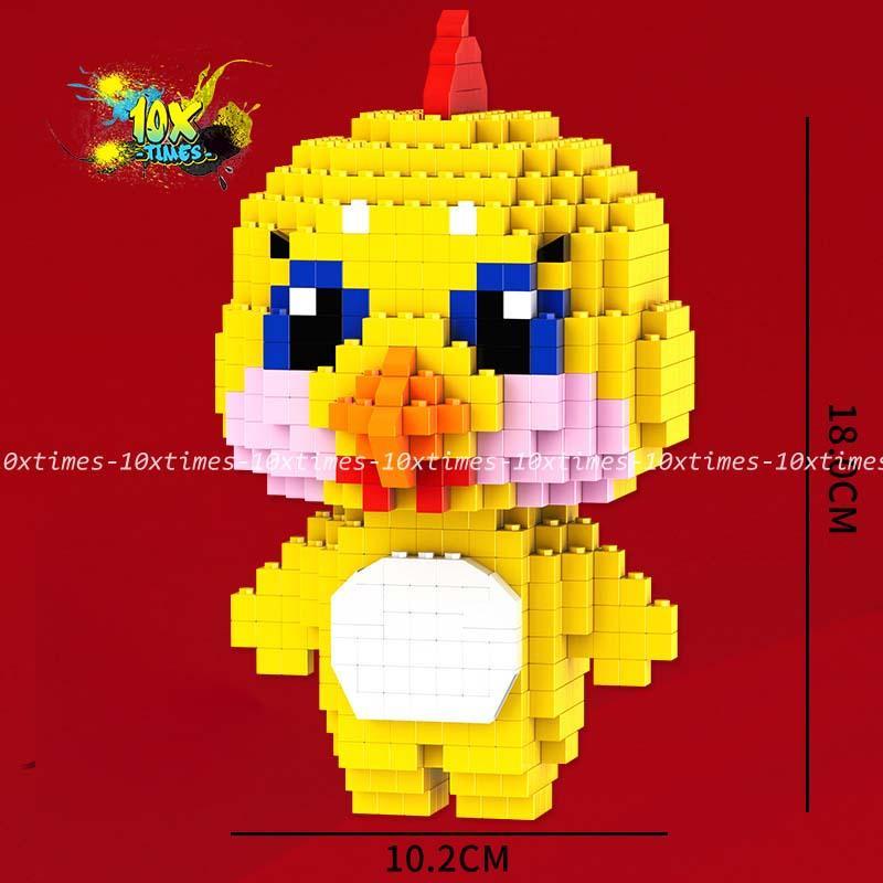 (18cm) Mô hình lắp ráp 12 con giáp lớn