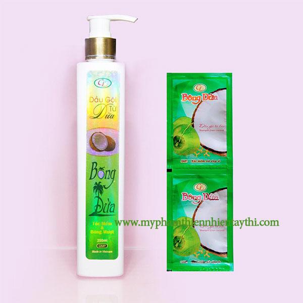 Dầu Gội Từ Dừa Cửu Long 01 Dây 10 Gói 5ml