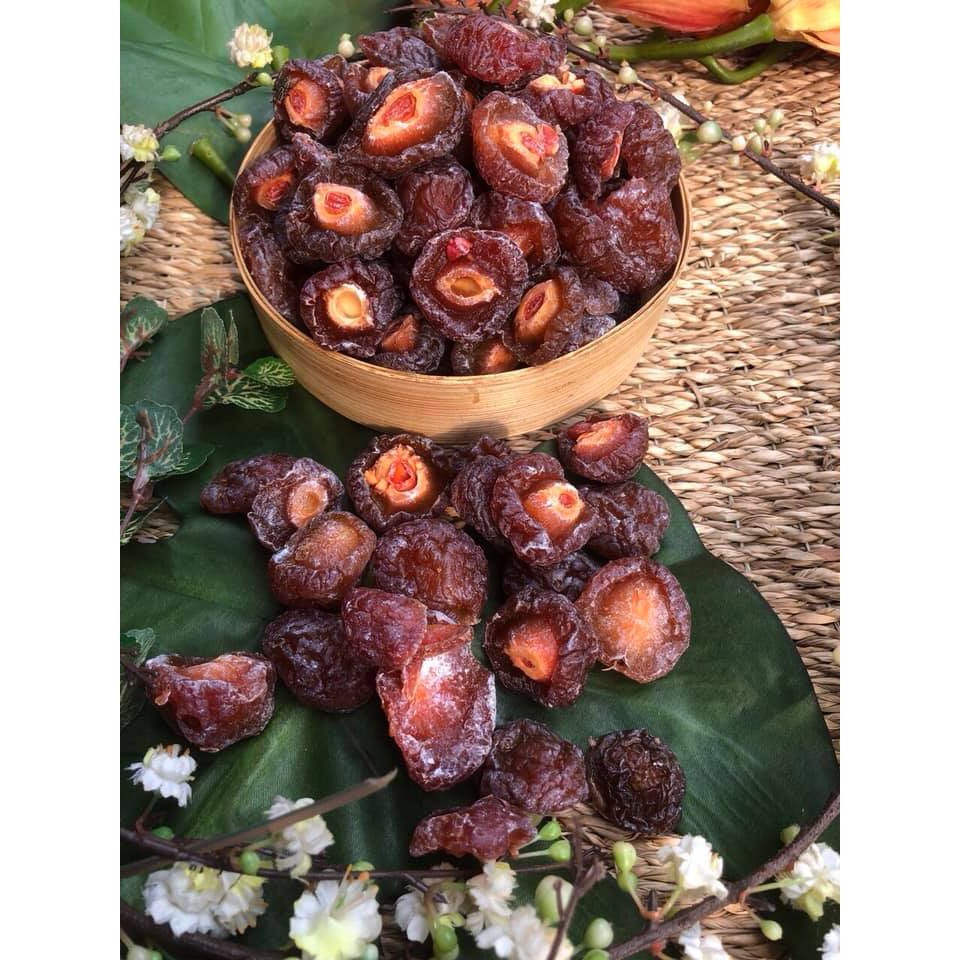 500g Mứt đào chẻ- Mứt anh đào thơm ngon - đồ ăn vặt miễn phí ship