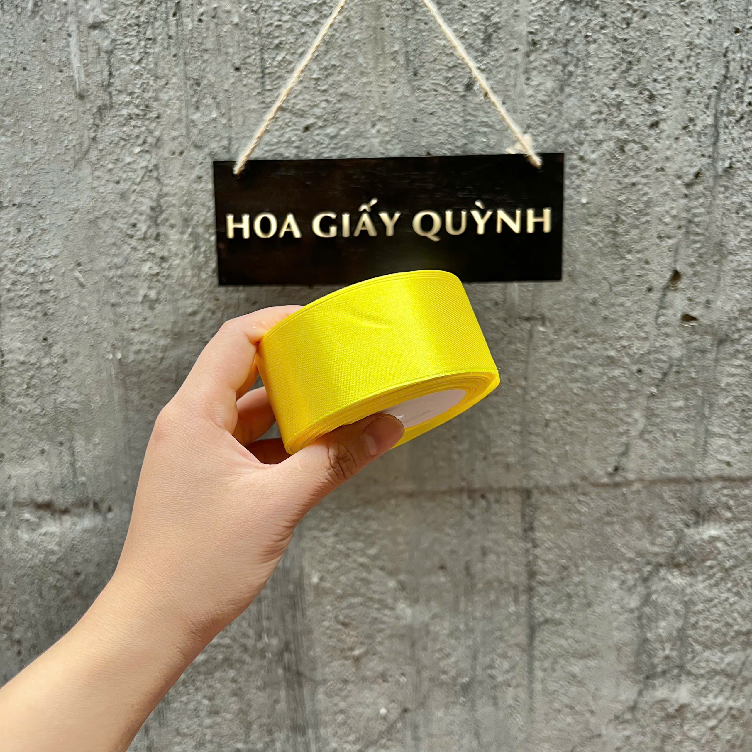 RUY BĂNG LỤA 4cm x 20m