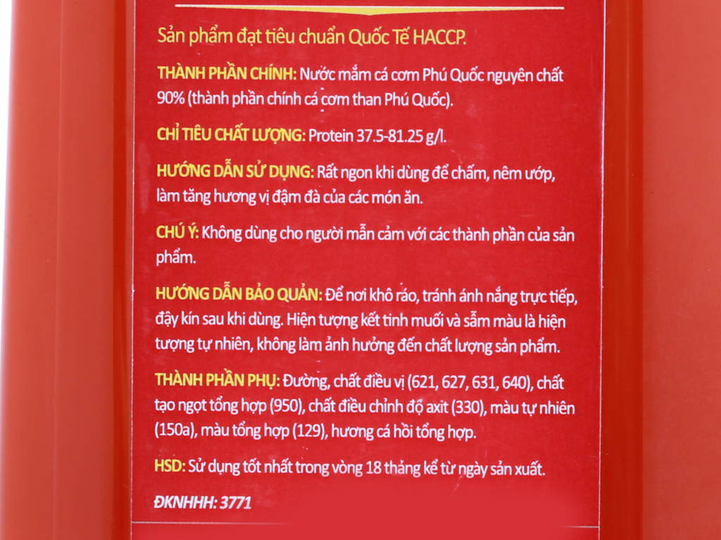 Nước mắm cá cơm Hồng Hạnh Ngư vị chai 900ml (combo 5)