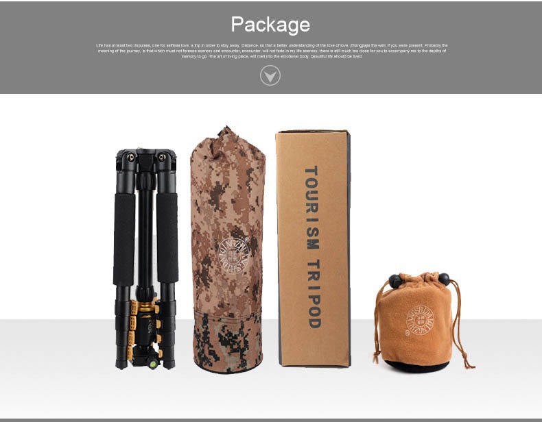 Chân máy ảnh Tripod/ Monopod Beike Q-570