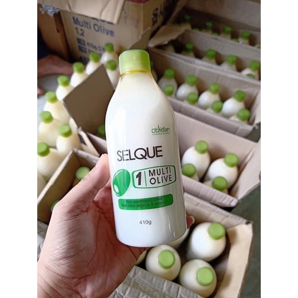 Thuốc uốn tóc Olive ( uốn lạnh ) Selque Obsidian cao cấp