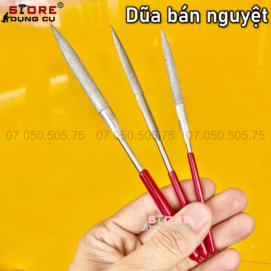1 cây dũa mài hợp kim, mài dũa kim loại, dũa mài sắt cao cấp các loại, dũa mài HUGONG cán bọc nhựa cao su, Phụ kiện hao mòn