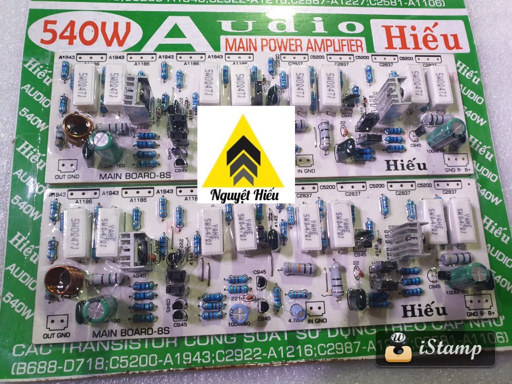 Mạch công suất amply 16 sò 540W