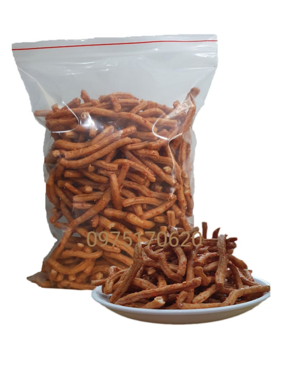 Thèo lèo mắm ớt /500g/- bánh que củi sốt mắm ớt- đồ ăn vặt