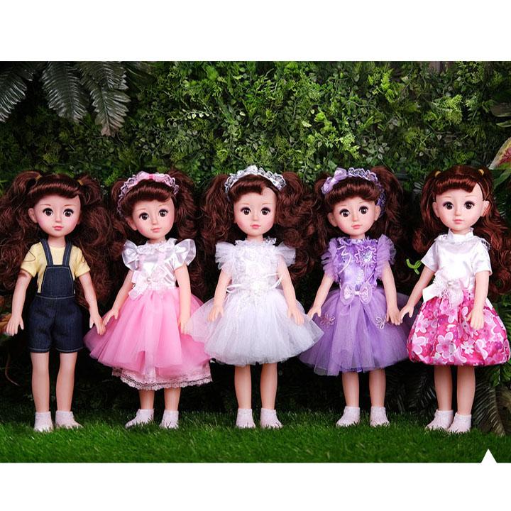 Búp Bê Mắt 4D Doll Thông Minh Biết Hát ,Phát Nhạc ( Tím)