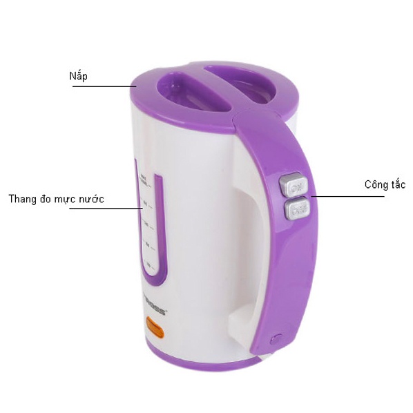 Ấm siêu tốc TIROSS TS1360 0.5L (CHÍNH HÃNG BH 12 THÁNG)