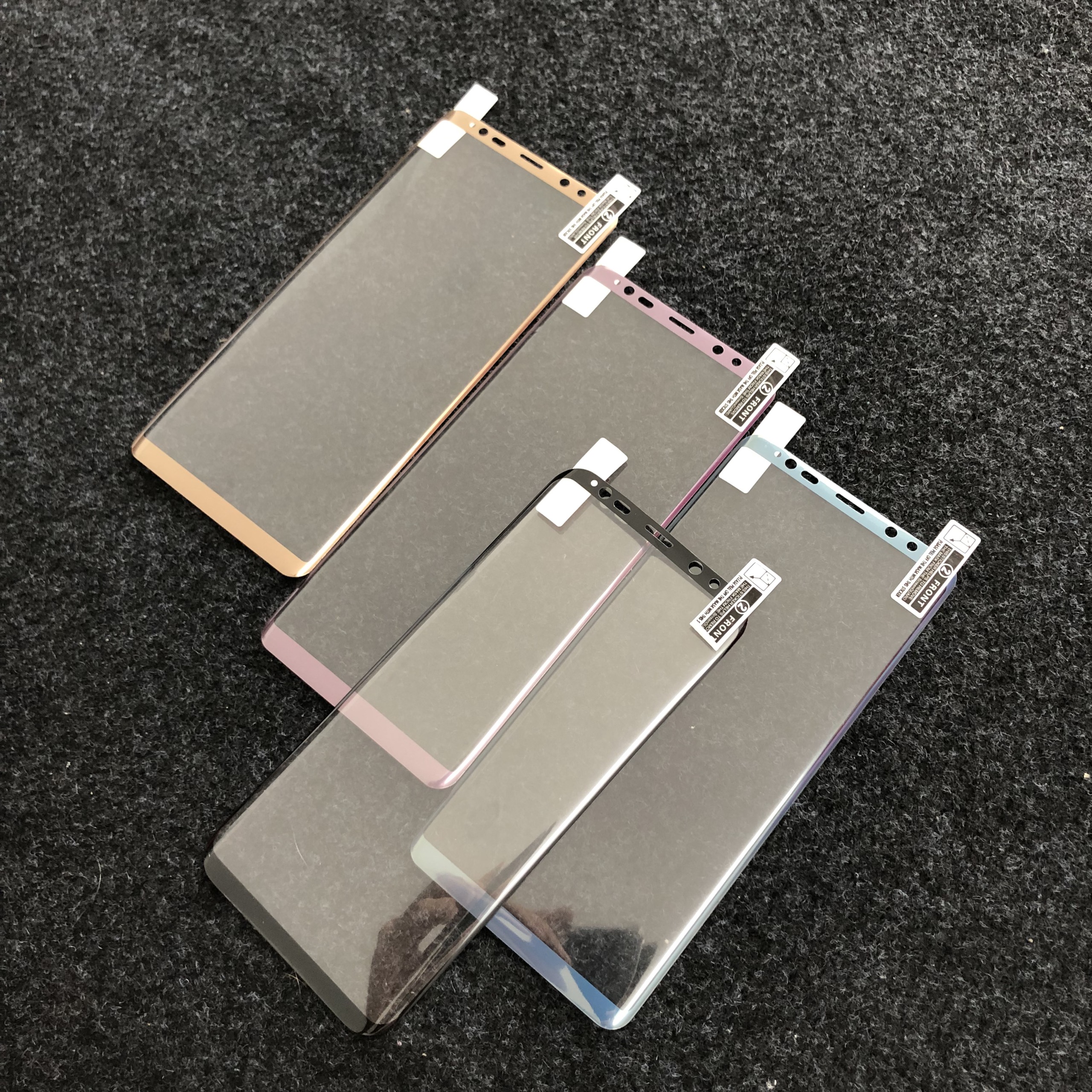 [sale] Miếng dán Samsung S8 S8+ S9 S9+ Note 8 - Dán dẻo full màn viền màu