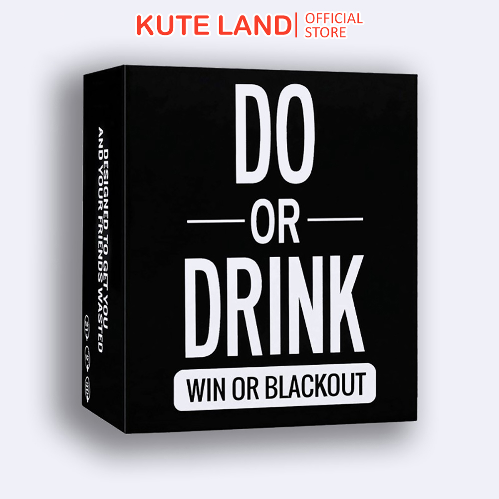 Bộ bài drinking game do or drink phiên bản tiếng anh dành cho buổi tụ tập bạn bè