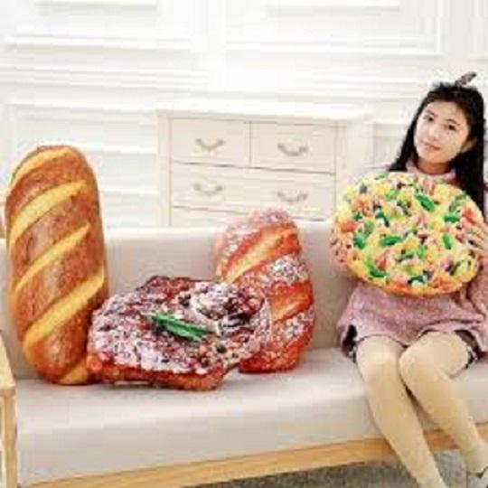 gối ôm 3d hình bánh mì kích thước 72 cm đén 120cm