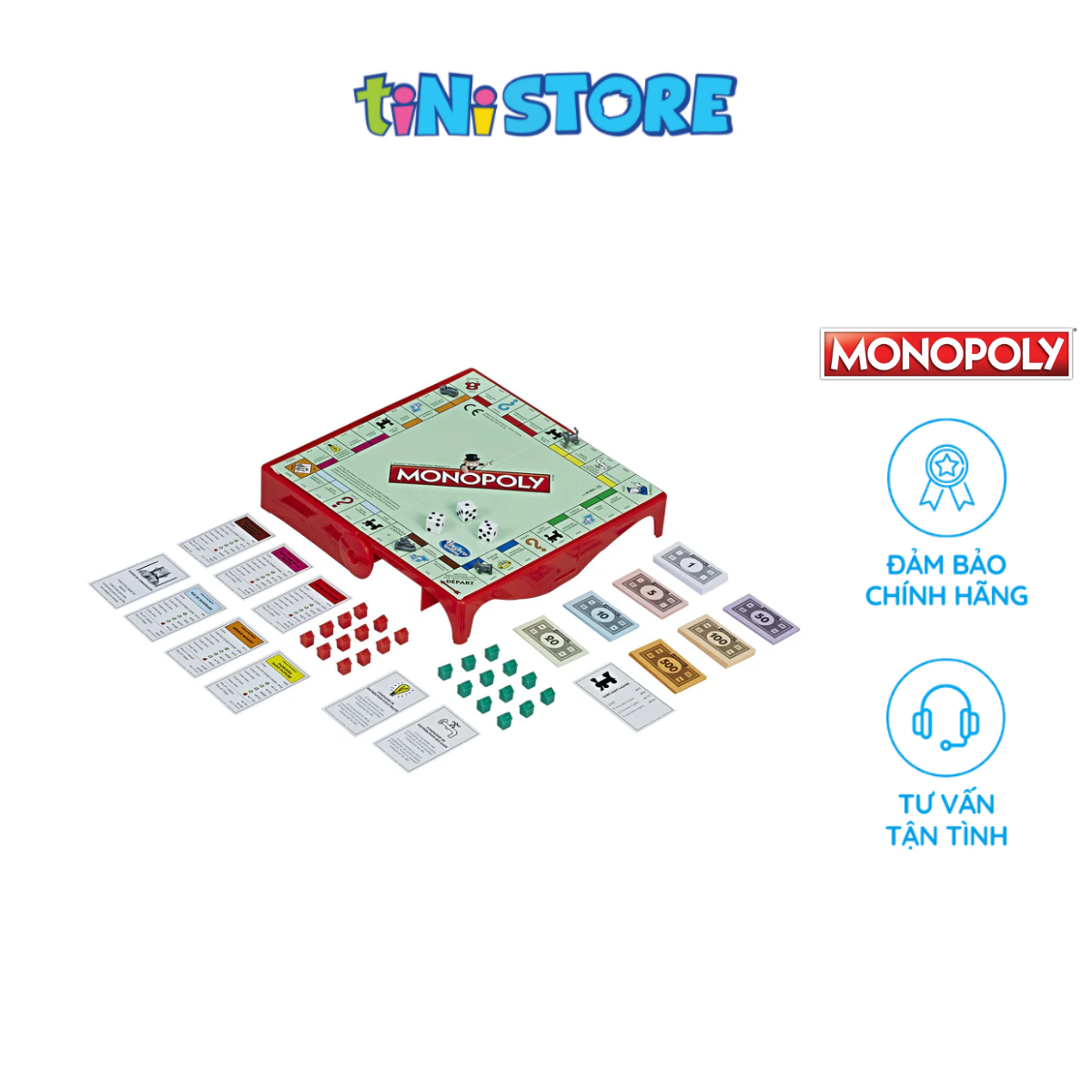 Đồ Chơi Hasbro Cờ Tỷ Phú Grab and Go Monopoly B1002