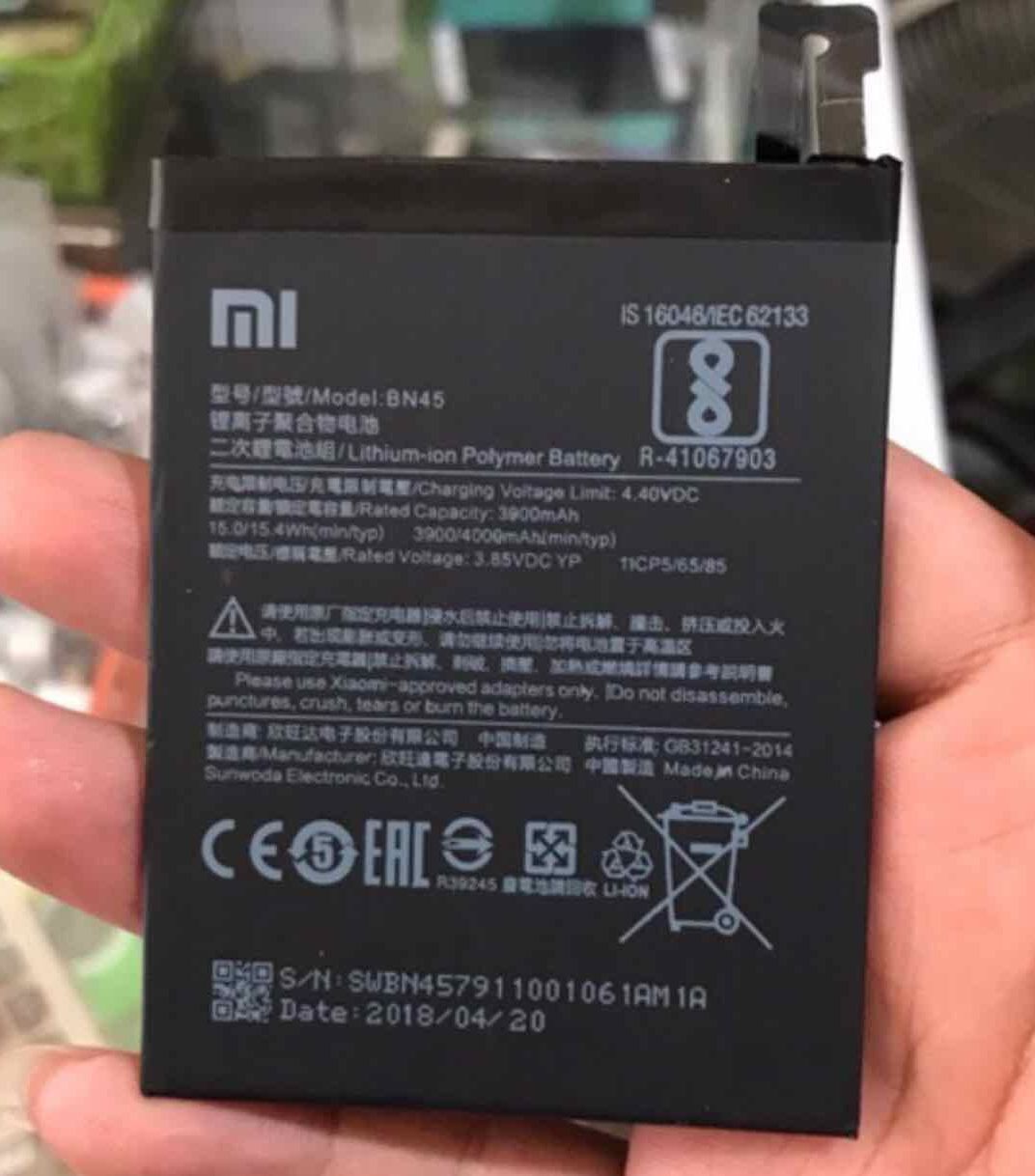 Pin Xiaomi Redmi Note 5 BN45