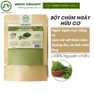 Bột Chùm Ngây đắp mặt nạ hữu cơ UMIHOME nguyên chất 40g Moringa powder 100% Organic thumbnail