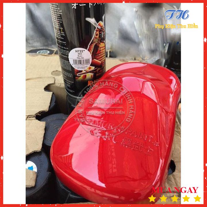 Sơn Xịt Samurai Màu Đỏ Honda - Mã H722