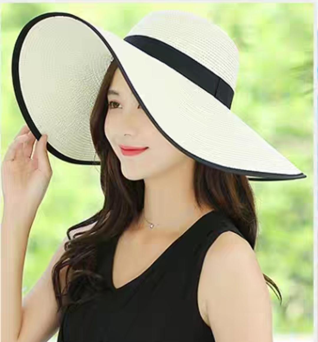 [HCM]Nón rộng vành đẹp mũ rộng vành đi biển chống nắng thời trang hàng nhập. Chất liệu cói