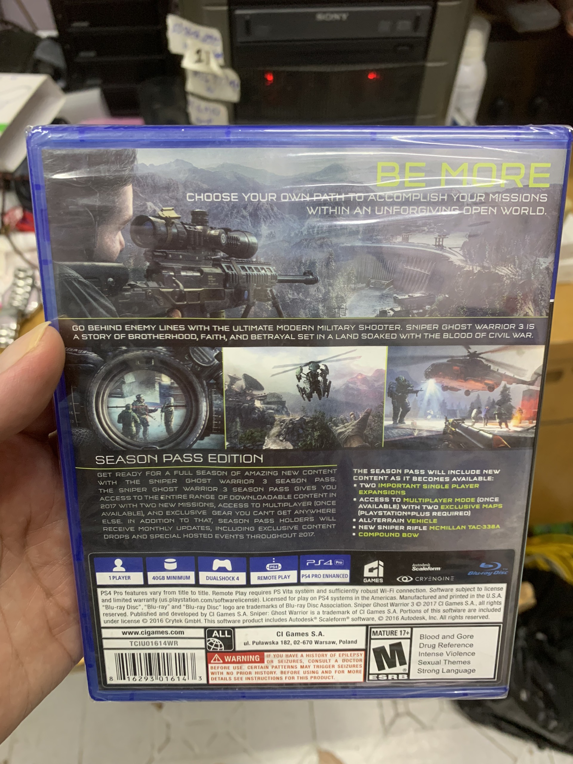 Đĩa game Ps4 Sniper Ghost Warrior 3