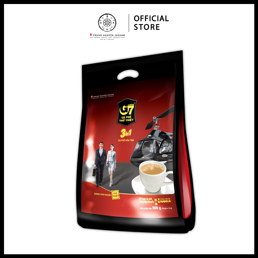 [HCM]Cà phê Trung Nguyên G7 - Cà phê G7 3in1 Bịch 50