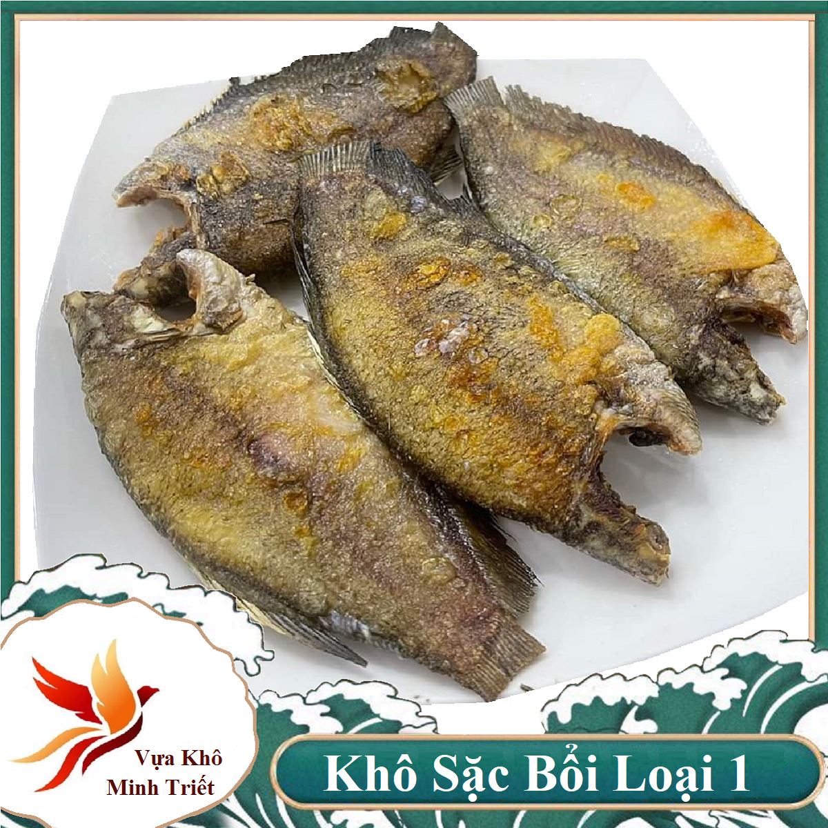 KHÔ CÁ SẶC CÀ MAU 1kg  KHÔ CÁ SẠC LẠC  LOẠI 1 (8-7 CON /KG) ĐẶC SẢN MINH TRIẾT CÀ MAU